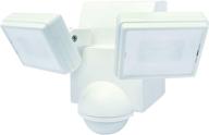 💡 iq america lb1870qwh 700 lumen battery operated ultra bright led motion sensor flood light - wall or eave mount, motion activated security (white) logo