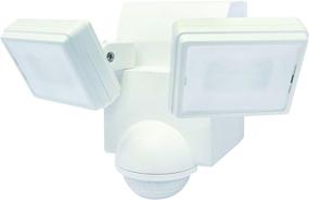 img 4 attached to 💡 IQ America LB1870QWH 700 Lumen Battery Operated Ultra Bright LED Motion Sensor Flood Light - Wall or Eave Mount, Motion Activated Security (White)