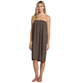 img 4 attached to 🏽 Canyon Rose Waffle Weave Long Spa Wrap - Luxurious Waffle Knit, Brown, One Size Fits Most