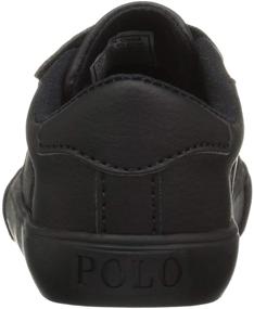 img 2 attached to 👟 Polo Ralph Lauren Boys' Tumbled Sneaker Shoes