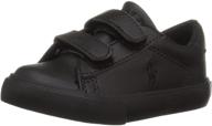 👟 polo ralph lauren boys' tumbled sneaker shoes logo