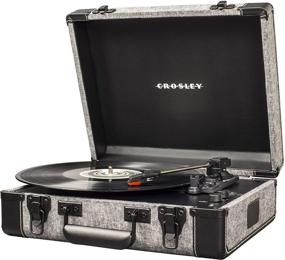 img 3 attached to 🎵 Crosley Executive CR6019D SMK Блютуз-проигрыватель пластинок