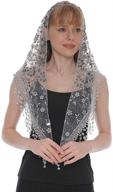 👰 special occasion accessories: triangle mantilla covering wedding bridesmaids women's accessories with enhanced seo logo