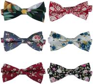 mantieqingway wedding 🎩 pre-tied bowties with adjustable fit logo