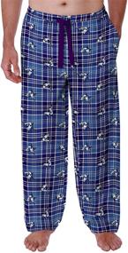 img 1 attached to Stay Festive and Cozy with Varsity Printed Flannel Pajama Santa Men's Clothing