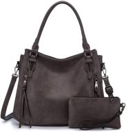 realer large crossbody hobo bags with matching wallet: stylish and functional handbags for women logo