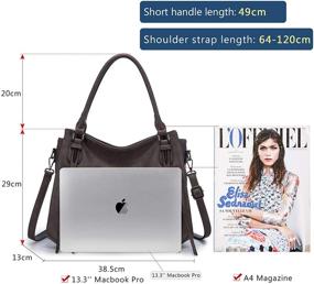 img 2 attached to Realer Large Crossbody Hobo Bags with Matching Wallet: Stylish and Functional Handbags for Women