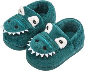 img 4 attached to Regilt Alligators Slippers Household Numeric_11 Boys' Shoes for Slippers