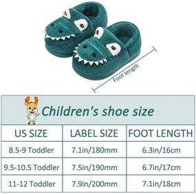 img 3 attached to Regilt Alligators Slippers Household Numeric_11 Boys' Shoes for Slippers