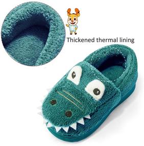 img 2 attached to Regilt Alligators Slippers Household Numeric_11 Boys' Shoes for Slippers