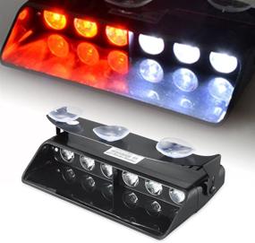 img 3 attached to 🚨 6W 6 LED Strobe Flashing Dash Deck Warning Lights - Essential Emergency Red Lighting for Volunteer Firefighter EMTs Police