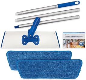 img 4 attached to 🧹 Cinch Mop - Effective Microfiber Flat Mop System for Hardwood Floors, Tile, Laminate, and Vinyl - Includes 2 Reusable Wet Pads Refills