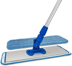 img 3 attached to 🧹 Cinch Mop - Effective Microfiber Flat Mop System for Hardwood Floors, Tile, Laminate, and Vinyl - Includes 2 Reusable Wet Pads Refills