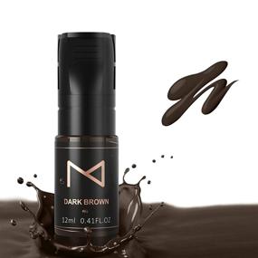 img 4 attached to 💆 Mellie Microblading M Liquid Pigment – Dark Brown 12ml - Permanent Makeup Tattoo Ink for Eyebrows/Brows Machine Use. Browse our PMU Supplies for Long-lasting Results!