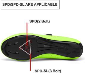 img 1 attached to 🚴 Ultimate Performance: Men's Road Cycling Shoes for Fast Spinning, Mountain Biking, and SPD Cycling