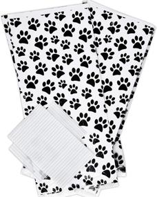 img 2 attached to 🐾 100 Paw Print Cellophane Treat Bags - Dog Themed Birthday Party Supplies for Kids, Classroom Rewards, Carnivals, and Games - Plastic Favor Bags with Pet Paws Design - Perfect for Candy, Goody Bags, and Gifts