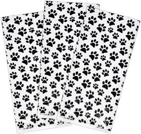 img 3 attached to 🐾 100 Paw Print Cellophane Treat Bags - Dog Themed Birthday Party Supplies for Kids, Classroom Rewards, Carnivals, and Games - Plastic Favor Bags with Pet Paws Design - Perfect for Candy, Goody Bags, and Gifts