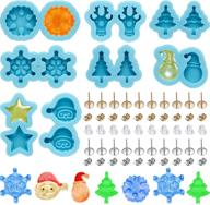 christmas snowflake silicone assorted findings logo