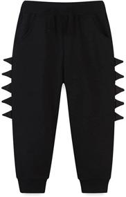 img 1 attached to 2-Pack of Little Boys and Girls Cartoon Print Drawstring Elastic Sweatpants: Versatile Sport Joggers