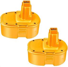 img 4 attached to 🔋 2 Packs of 4000mAh Replacement Batteries for Dewalt 18V XRP DC9096 DC9099 DC9098 DW9099 DW9098 388683-12 651034-01 DE9039 DE9095 DE9096 DE9098 DW9096 DW9095 Batteries