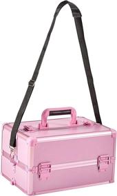 img 1 attached to 💅 Rolling Train Case 5-in-1: Ultimate Nail Polish Holder & Portable Makeup Organizer