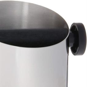 img 1 attached to ☕️ De'Longhi Stainless Steel Knock Box: Easy & Mess-Free Disposal of Coffee & Espresso Grounds, Removable Bar, Non-Slip Base, Dishwasher Safe - 4-inch Diameter