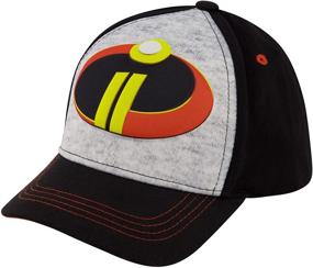 img 4 attached to Disney Toddler Baseball Hat for Boys Age 2-4, The Incredibles Kids Cap, Black, 2-4T - Improve SEO