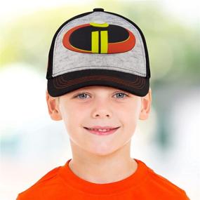 img 3 attached to Disney Toddler Baseball Hat for Boys Age 2-4, The Incredibles Kids Cap, Black, 2-4T - Improve SEO