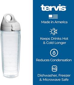 img 2 attached to 🥤 24-Ounce Tervis Softball Wrap Water Bottle with Grey Lid - The Perfect Beverage Companion