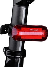 img 3 attached to 🚲 BikeSpark G3-35 lm Auto-Sensing Rear Light: Super Bright LED Bike Tail Light with Motion Sensor - USB Rechargeable & Water Resistant IPX5 - Made in Taiwan