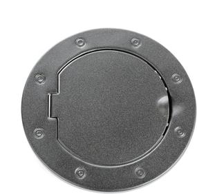 img 3 attached to 🚙 Rugged Ridge 11229.05 Non-Locking Gas Cap Door, Textured Black for 2007-2018 Jeep Wrangler JK/JKU