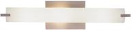 💡 george kovacs tube p5044-084, 3-light bath fixture in brushed nickel логотип