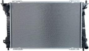 img 4 attached to TYC 2157 Plastic Aluminum Replacement 🚗 Radiator for Ford/Lincoln - High-Quality & Compatible