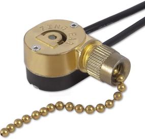 img 4 attached to Efficient Ze-109M Zing Ear Metal Pull Chain Switch for Ceiling Fan & Light Control