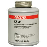 loctite 51007 copper lb 8008 c5-a anti-seize lubricant - high temp resistance, 1 lb. brush top can logo