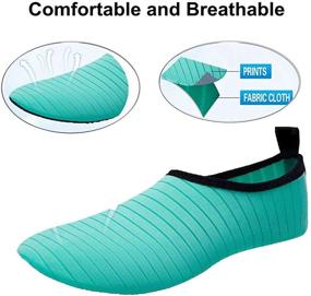 img 3 attached to 👟 IDEALGLORY Water Shoes: Quick-Dry Slip-on Aqua Socks for Yoga, Beach Sports, and Swimming for Women and Men