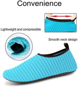 img 2 attached to 👟 IDEALGLORY Water Shoes: Quick-Dry Slip-on Aqua Socks for Yoga, Beach Sports, and Swimming for Women and Men