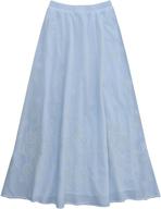 аюрвастром ила - юбка с ручной вышивкой женской одежды в стиле юбок. логотип
