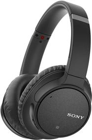 img 4 attached to Sony WHCH700N Noise Cancelling Headphones: Wireless Bluetooth Over-Ear Headset with Mic for Phone Calls and Alexa Voice Control - Black