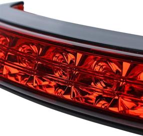 img 1 attached to 🏍️ Harley Touring LED Saddlebag Tail Run Brake Turn Signal Light Lamp (Black Housing/Red Lens) Compatible with FLHTCU FLHTCUL FLHTK FLHTKL FLTRU '14-'18 FLHTKSE FLTRUSE '16-'18