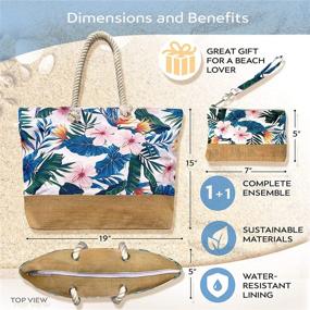 img 1 attached to 👜 Stylish Bella Sól Naturals Sandproof Handbags & Wallets: Perfect for Resistant Women's Totes