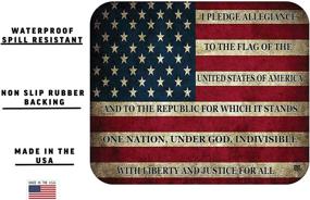 img 2 attached to Patriotic Pledge Allegiance Mousepad Laptop