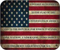 patriotic pledge allegiance mousepad laptop logo