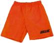 billie eilish racer shorts orange logo