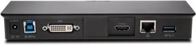 img 1 attached to 💻 Black Kensington SD4000 USB Docking Station - Universal 4K Compatibility (K33983AM)