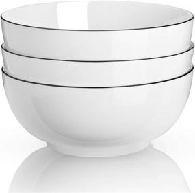 img 4 attached to TGLBT Salad Porcelain Stackable Serving