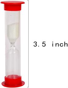 img 2 attached to ⏳ PROLOSO 30 Sec Sand Timer Hourglass Sandglass Clock Countdown Bulk Toy Set - Fun Timers for Kids Games, Classroom, School - Party Favors Pack of 20 (White Sand)