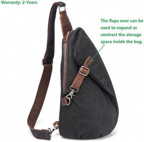 img 3 attached to AOTIAN Backpack Canvas Crossbody Liters Backpacks in Casual Daypacks