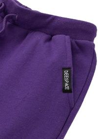 img 1 attached to DEESPACE Athletic Sweatpants with Drawstring for Girls (Ages 3-12) - Clothing for Pants & Capris