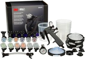 img 4 attached to ⚙️ Enhance Efficiency with 3M Performance Industrial Spray Gun Starter Kit: PPS Series 2.0 Paint Spray Cup System, Replaceable Nozzles, Whip Hose, Air Control